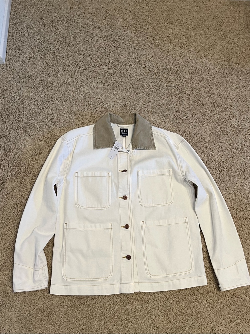 GAP Barn Jacket with Tan Corduroy Collar